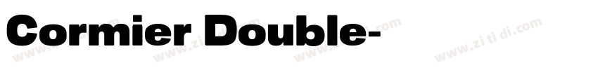 Cormier Double字体转换
